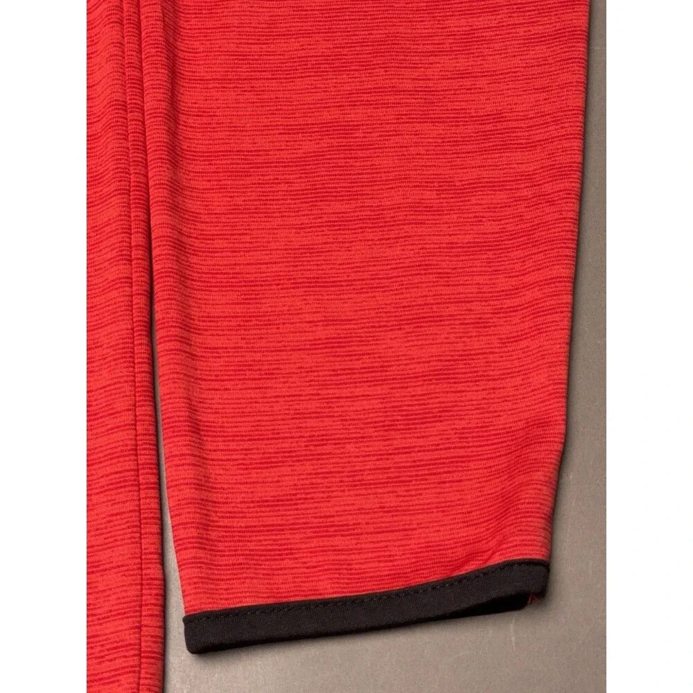 Colosseum Men's Nebraska Corn Huskers N 1/4 Zip Thin Light Jacket Red L Large